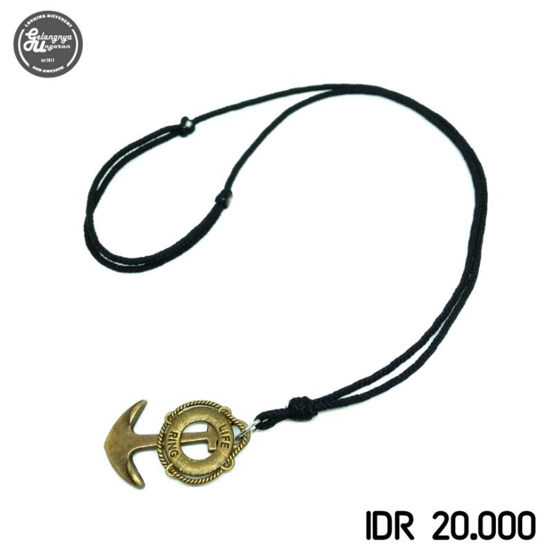 Kalung Jangkar + Ring Life