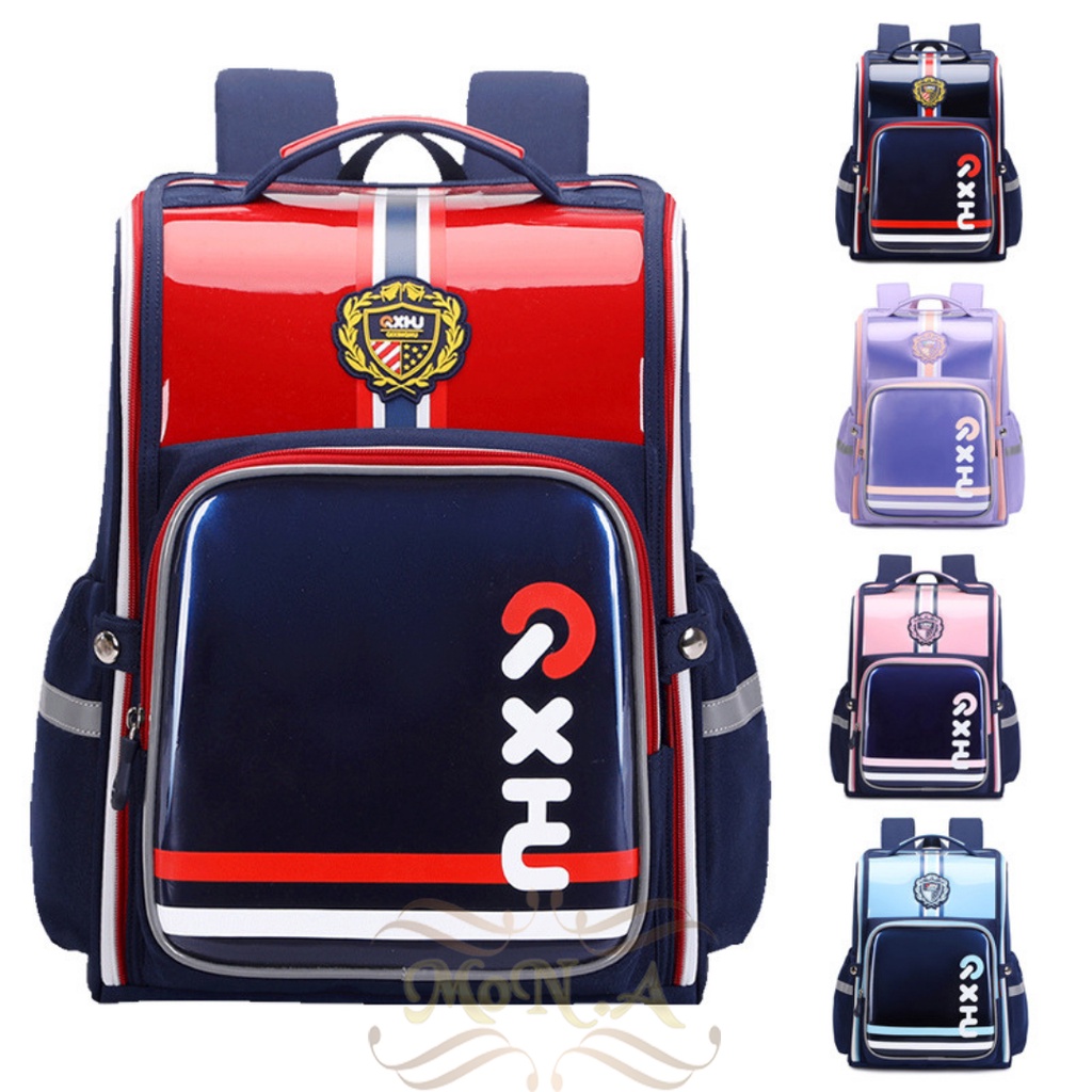 [MTOYS] Tas Ransel Backpack SD SMP Pria/Wanita Waterproof Kuat Kokoh Kualitas Import Premium - M0187