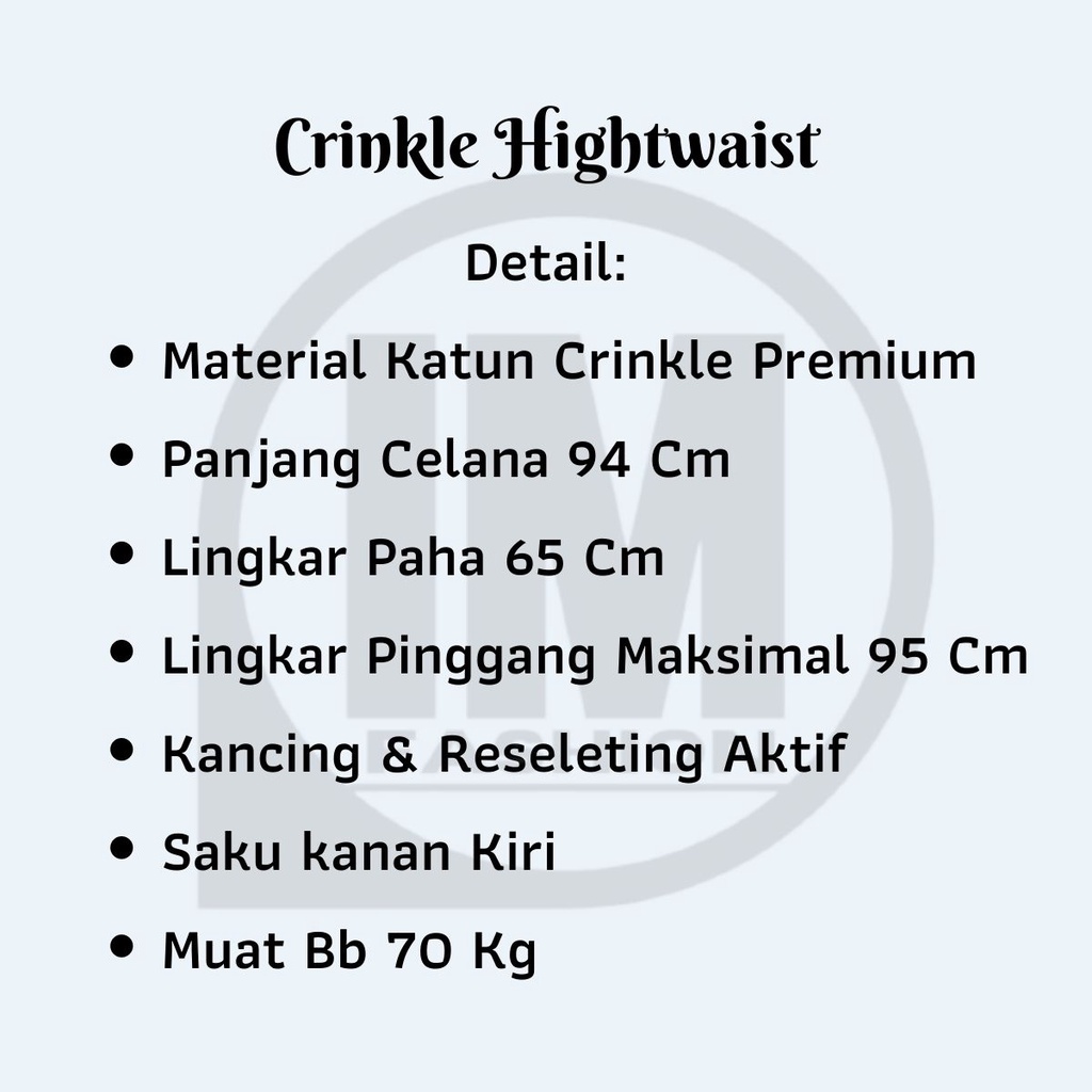 Kulot Crinkle Highwaist / Kulot Crinkle Premium