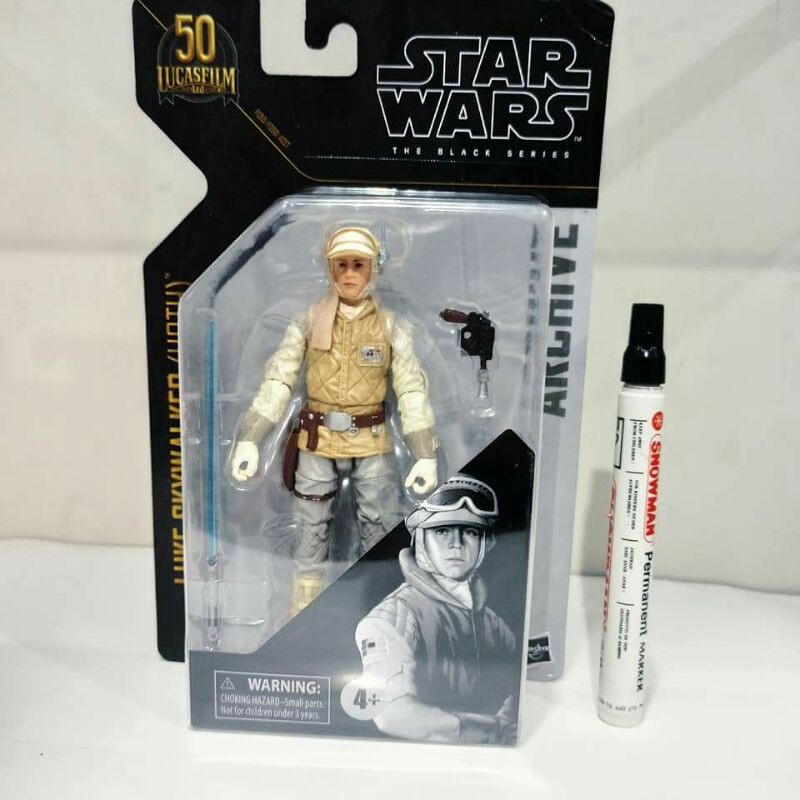 mainan action figureLuke skywaker hothstarwars black series50 lucasfilm