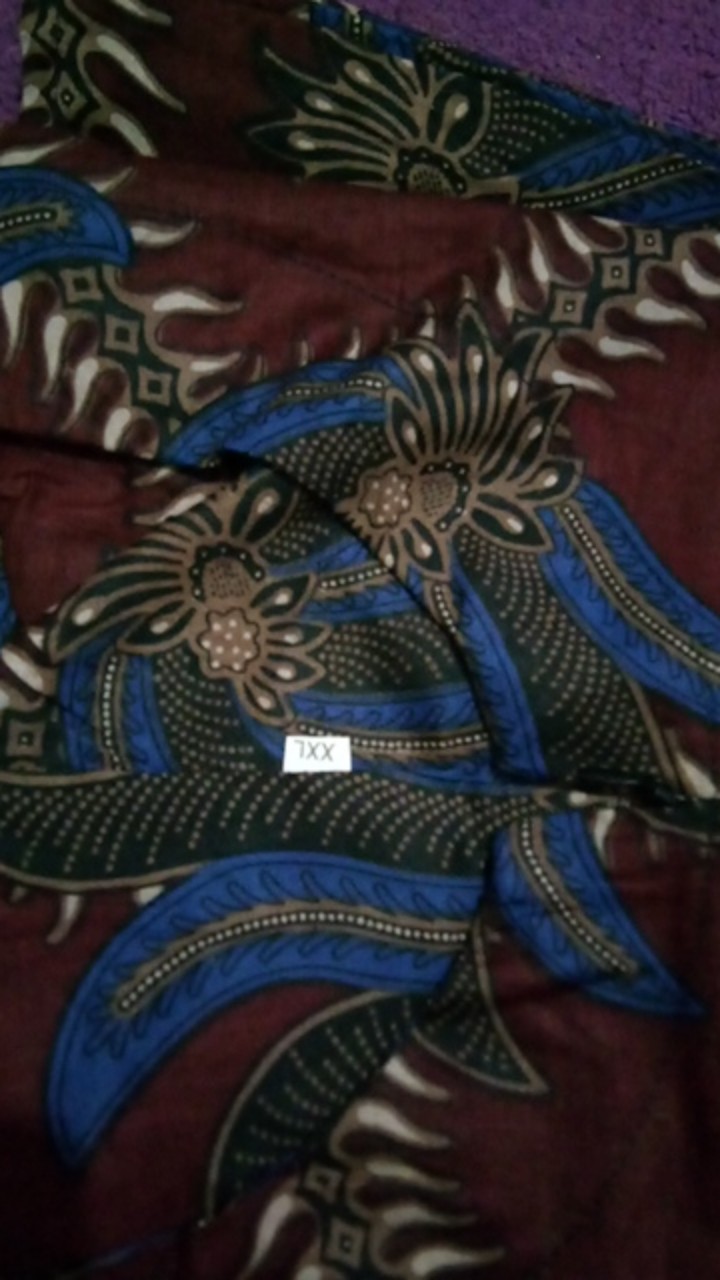 Ms Gamis Batik Sriwedari Maxi Bumil/busui Katun Sogan Gamis Jumbo Ld120