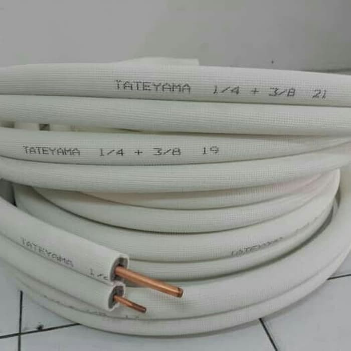 Pipa AC TATEYAMA 30mtr uk 1/4 x 3/8 Pipa AC Inverter 0,5-1 PK JP 2330