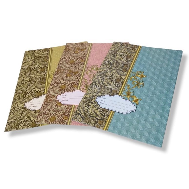 sampul buku kwarto ornament  ukuran buku sidu 