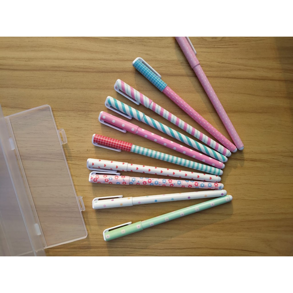 

PULPEN MARBLE PENA MARBEL SET ISI 10 PCS MURAH UNIK LUCU READY STOCK