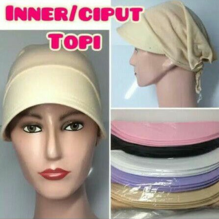 Daleman kerudung ciput topi antem (kaos)