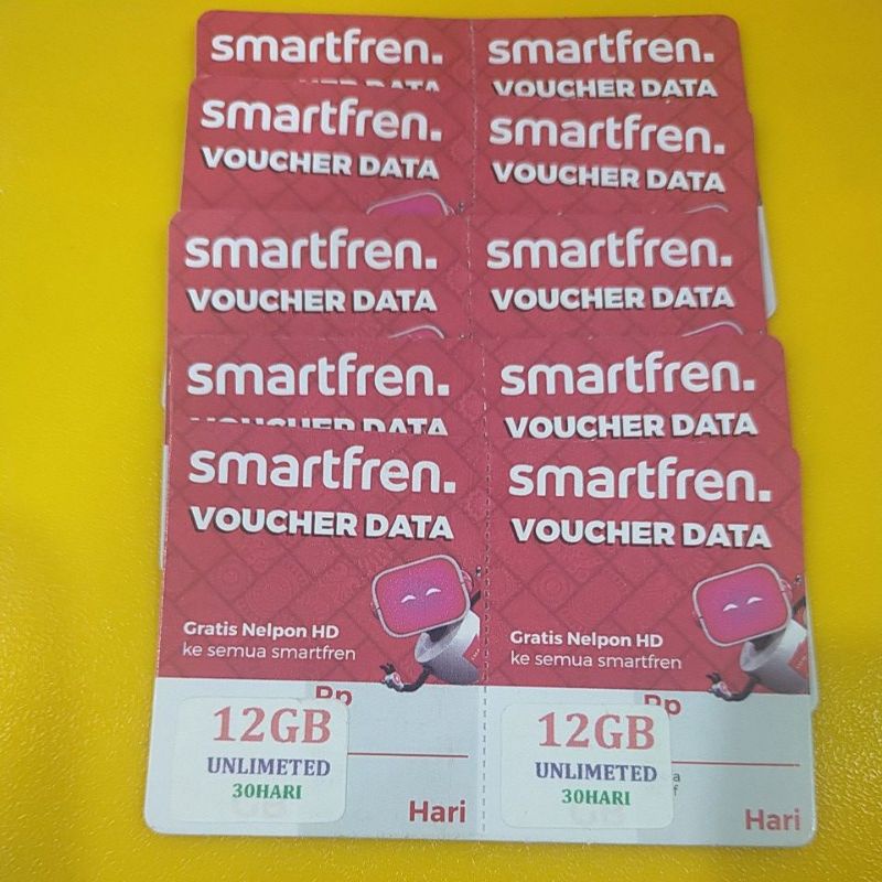 VOUCHER SMARTFREN 20GB (12+8GB)