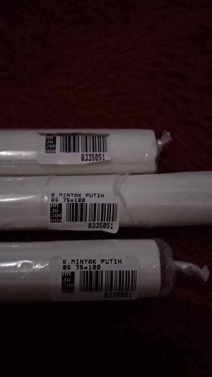 Kertas Minyak Putih Isi 5 75 Cm X 100 Cm