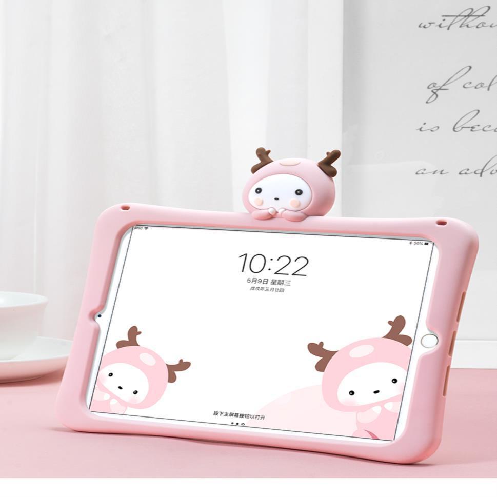 Casing Soft Case Silikon Motif Kartun Untuk Apple Ipad Air 123 / mini6