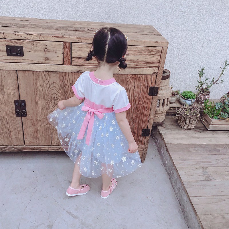 Dress Anak Perempuan Hanfu Musim Panas Gaun Peri Rok 2-6 Tahun