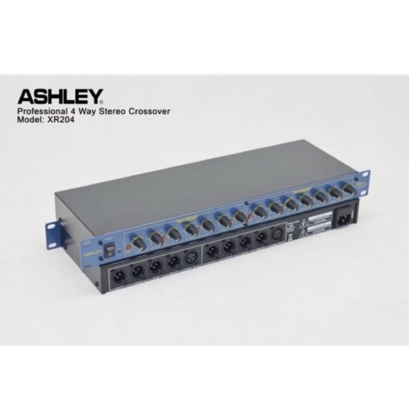 Crossover ashley XR204 XR 204 original 4 way 2 sub ouput terbaik