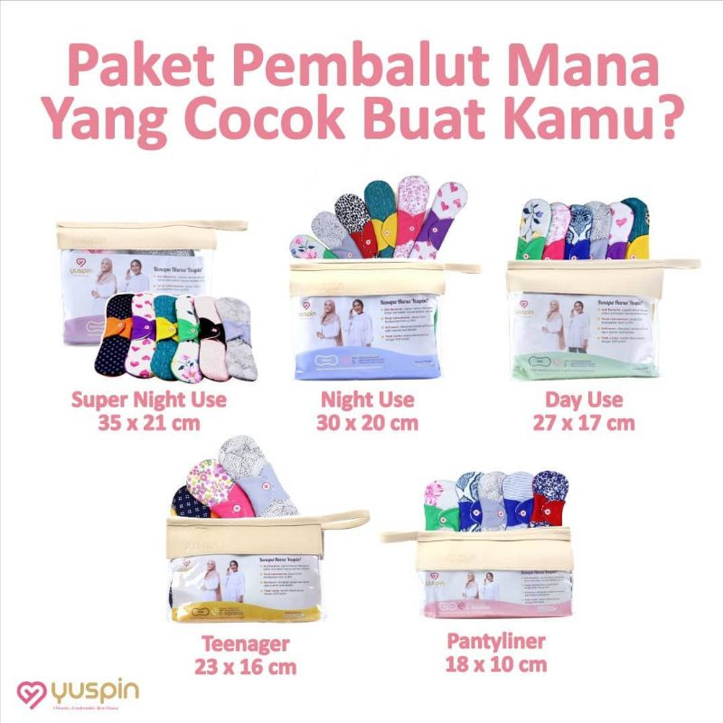 PEMBALUT KAIN YUSPIN-PEMBALUT KAIN CUCI ULANG YUSPIN ANTI BACTERIAL