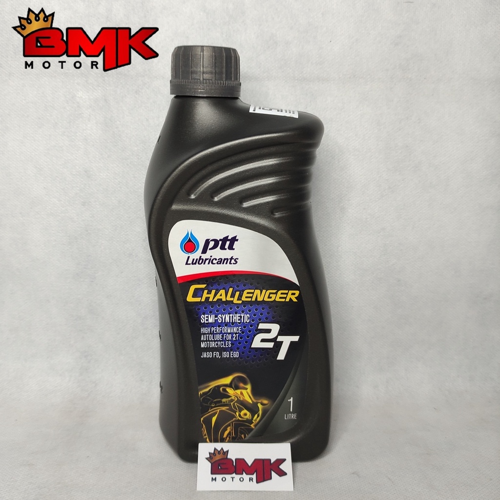 OLI SAMPING PTT LUBRICANTS CHALLENGER 2T JASO FD API TC ISO EGD 1L
