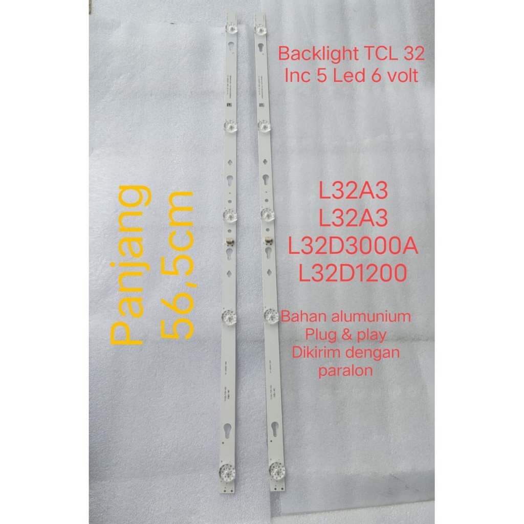 Backligt TV TCL 32 Inc 5 Led 6 Volt