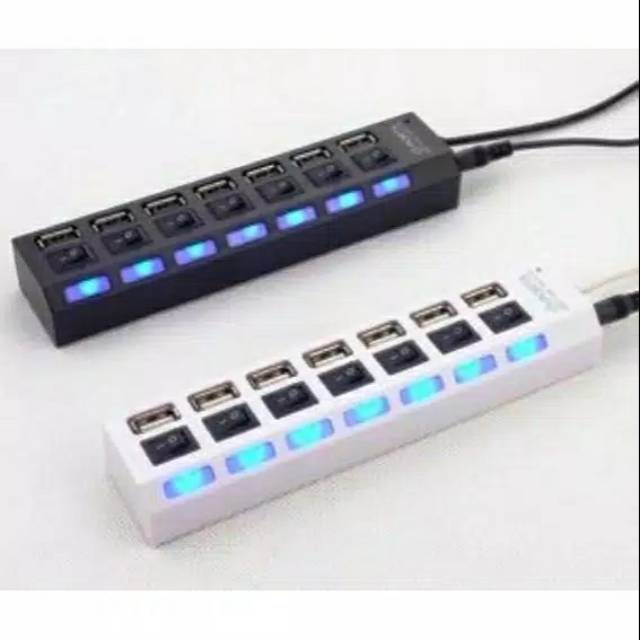 USB Hub 7 Port - Hiqh Speed / usb hub on off 7 port usb 2.0 for komputer usb cabang