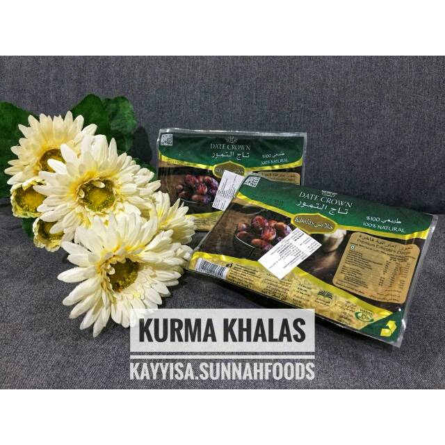 

Kurma Khalas Thermo DATE CROWN 1Kg *Buah Kesukaan Rasulullah*