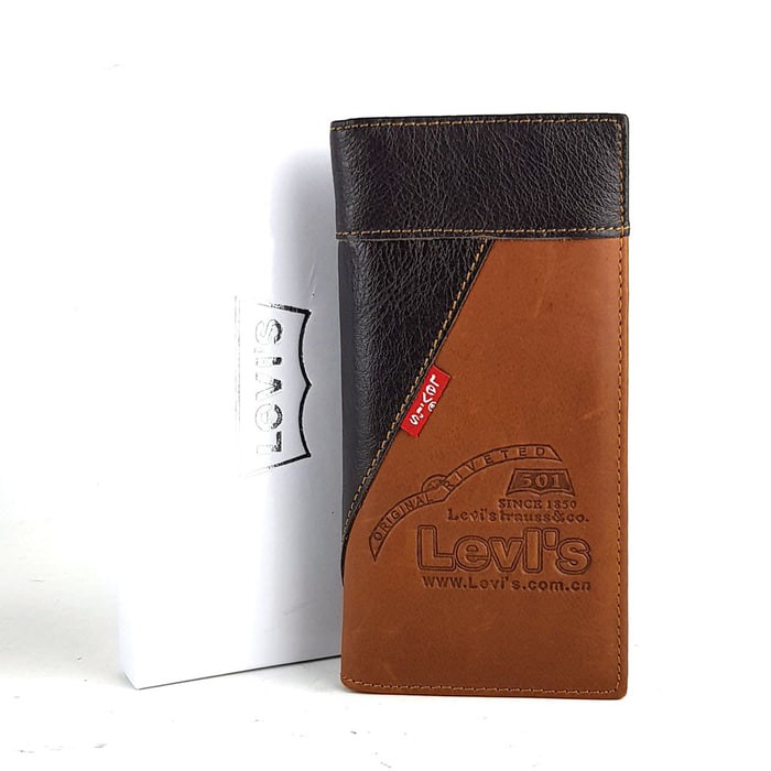 Dompet Panjang Kulit Asli Pria Murah - LEVIS DPJ JUNT
