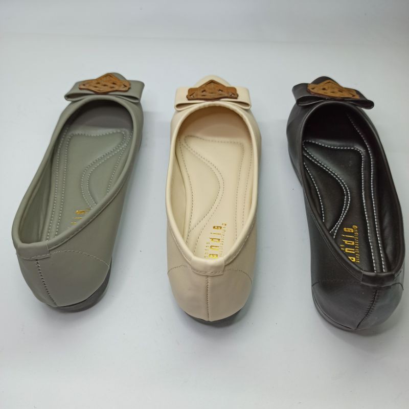 Sepatu Flat Shoes Wanita Ballerina AN02