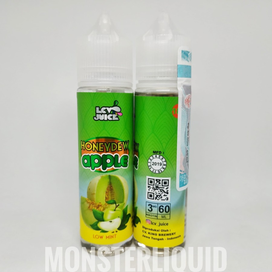 LCV JUICE HONEYDEW APPLE 3MG 60ML