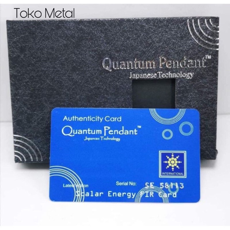 KALUNG TITANIUM KAPTEN AMERIKA / QUANTUM PENDANT/ [ TOKO METAL ]