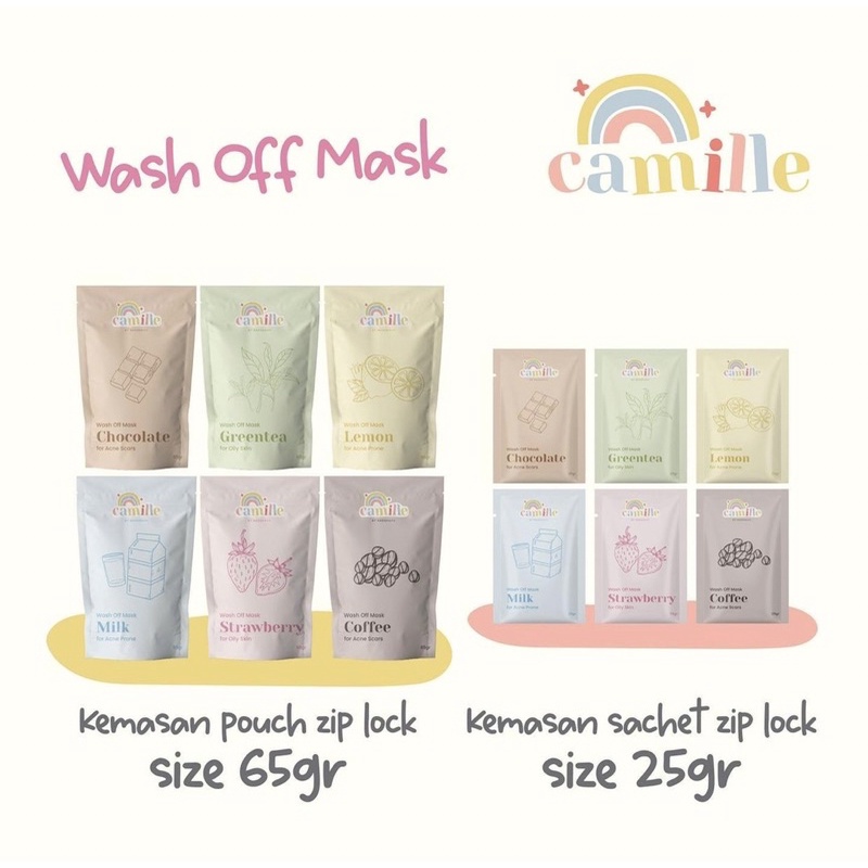 CAMILLE BEAUTY(BPOM) Masker Wajah, Camille Beauty Mask, Masker Camille