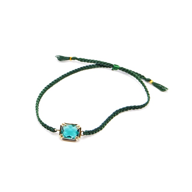 Allside Gelang tali / Gelang Gypsy / Gelang Boho majesty (green)