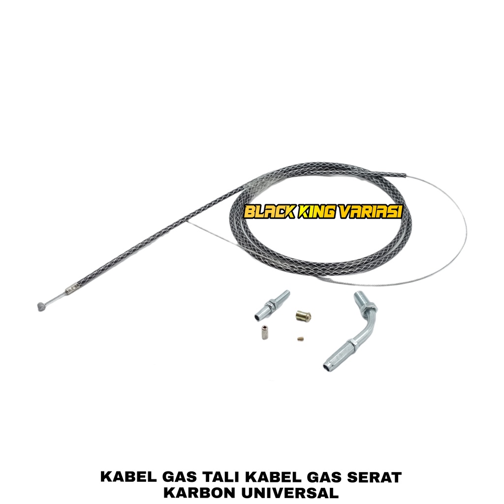 kabel gas carbon 210cm universal klx nmax lexi aerox beat mio xeon scoopy vario vixion sonic fu dll