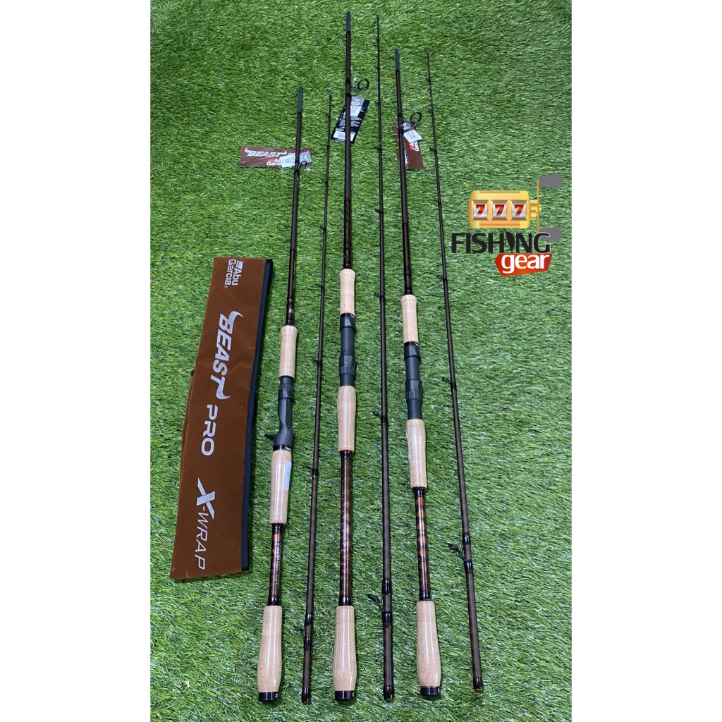 JORAN ABU GARCIA BEAST PRO X-WRAP SPINNING AND BAITCASTING