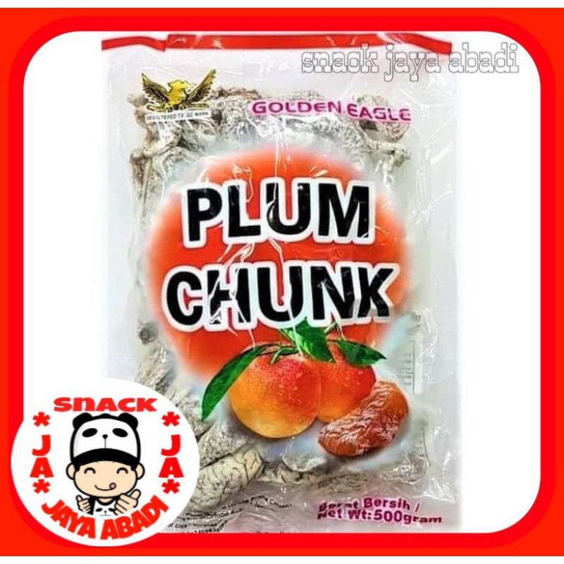 

500 Gram Golden Eagle Plum Chunk / Plum Merah Kering / Aprikot