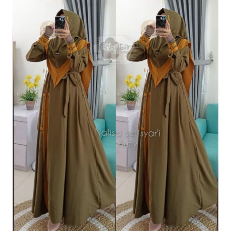 Nafisa set hijab // nafisa syari SET KHIMAR