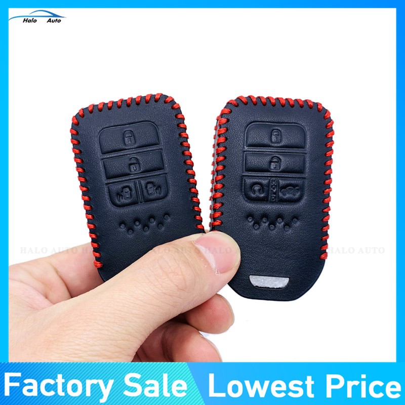 [COD] Genuine Leather Key Cover For Honda City HRV BRV JAZZ CRV ACCORD CIVIC