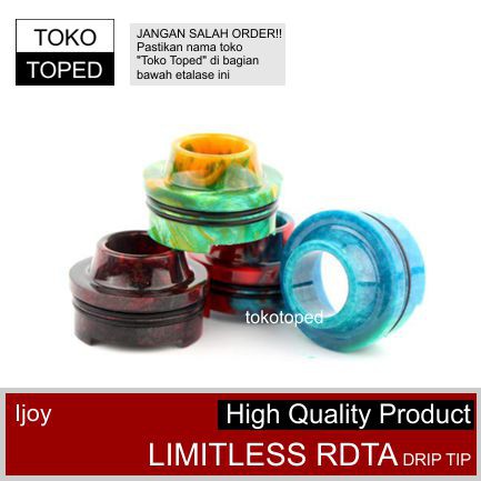 Ijoy Limitless 24 RDTA Drip Tip | resin driptip top cap 24mm