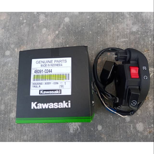 Holder kanan ninja RR modif dobel stater