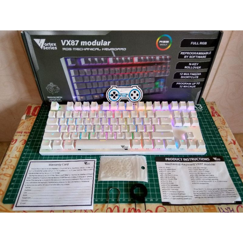 Vortexseries VX87 TKL RGB Modular Mechanical Gaming Keyboard