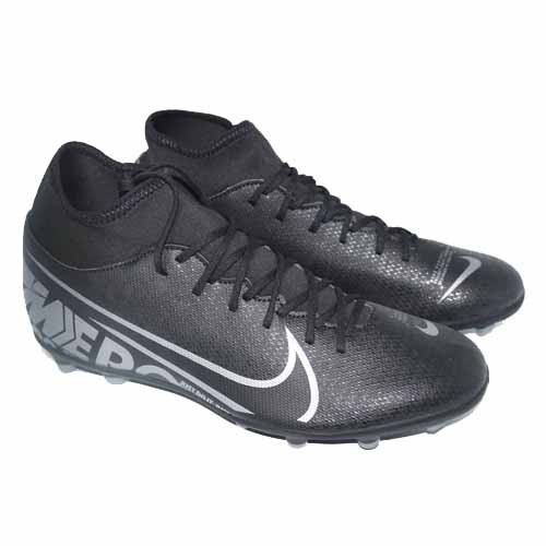 Sepatu Bola Nike Superfly 7 Club Fg (Black Silver)