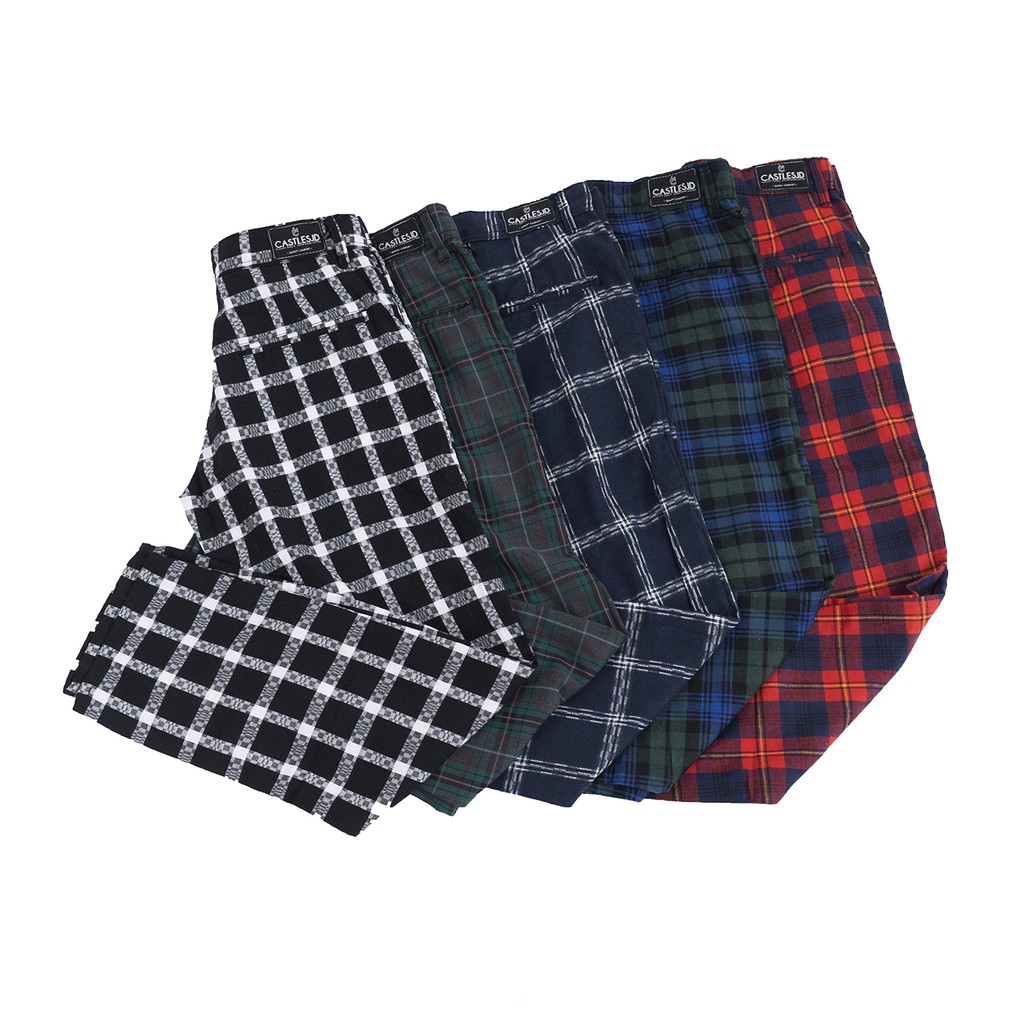 Zoeystore1 6016 CELANA TARTAN - CELANA KOTAK KOTAK - TARTAN PANTS