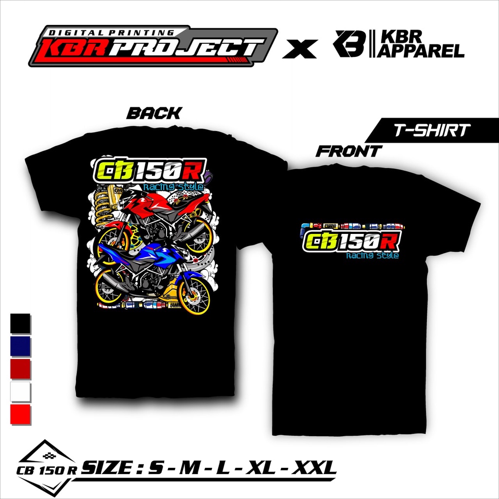 [COD] KAOS DTF  X CB 150R KAOS HONDA CB 150R KAOS BAJU DISTRO CB 150R