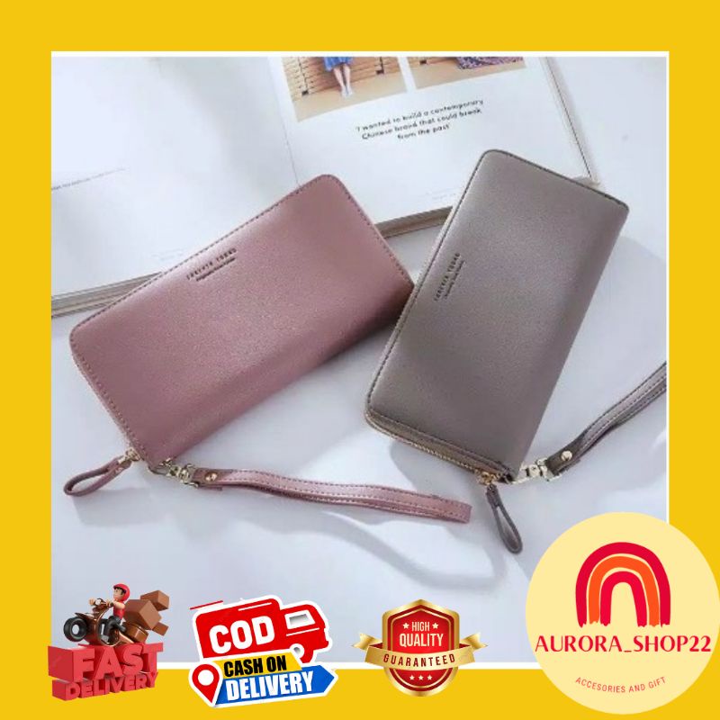 [COD] DOMPET PANJANG WANITA IMPORT KAPASITAS BESAR DOMPET PANJANG TRENDI 3 RUANG DENGAN BANYAK SLOT KARTU