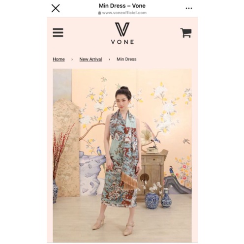 Min Dress Blue  Vone officiel x Mmehuillet CNY