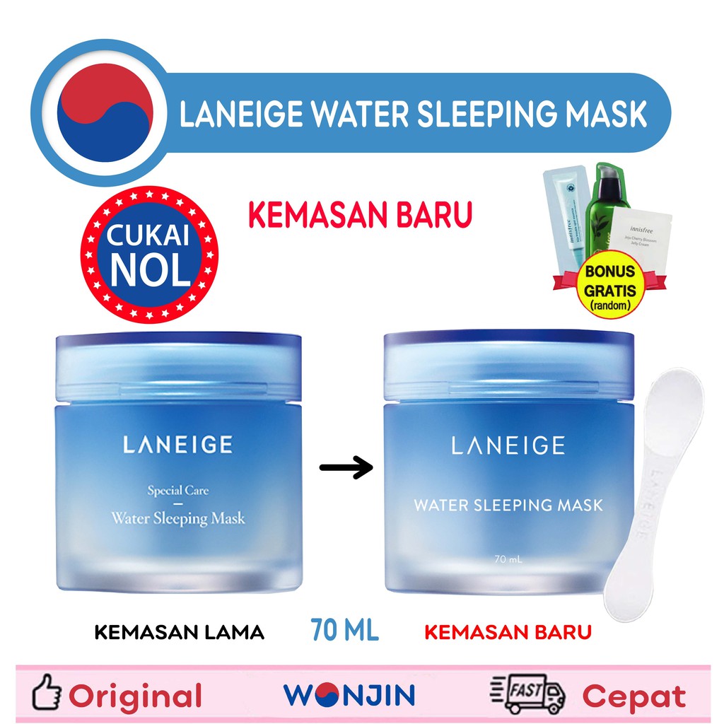 [wonjin] Laneige Water Sleeping Mask 70 ml (Original Full