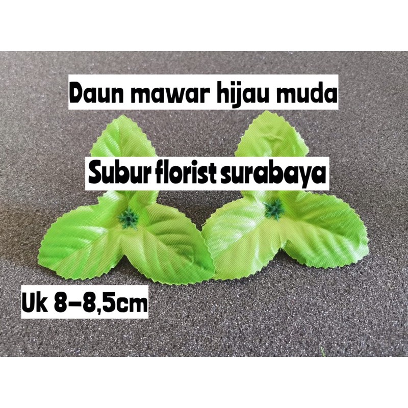 

Hiasan Daun artificial Mawar 1pak isi 20pc