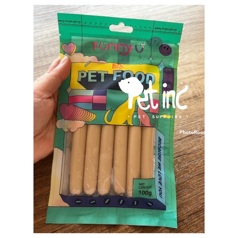 Mikumomo pet meat sosis isi 6 pcs 100 gram