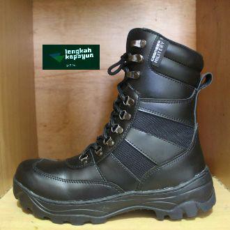 BARU SEPATU PRIA PDL HITAM HOODOO PU KUALITAS ORIGINAL CORDURA MODEL DELTA - HITAM, 39 KEKINIAN