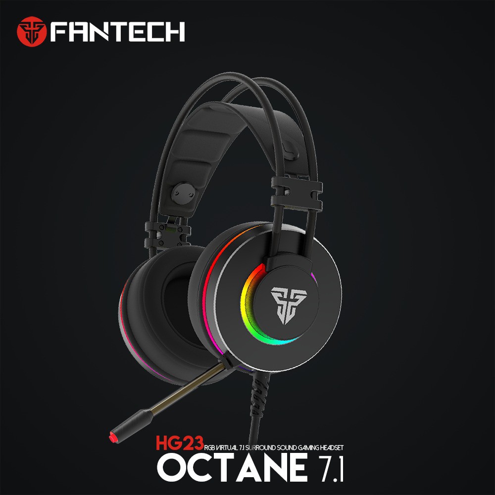 Headset Head set Earphone Headphone Game Gaming Gamers Fantech HG 23 HG-23 HG23 OCTANE 7.1 PC Laptop