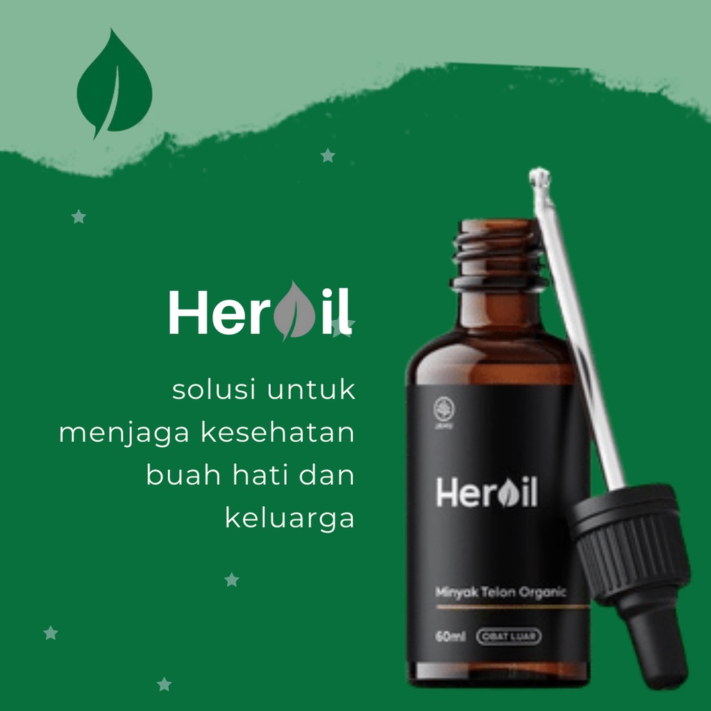 HEROIL MINYAK TELON ORGANIK KESEHATAN HERBAL ALAMI PERWATAN KHUSUS BAYI ANAK DAN DEWASA
