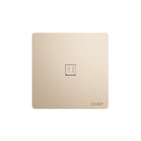 CHINT SAKLAR SOCKET TV / DOORBELL / TLP / DATA / DIMMER NEW 2M LIGHT CHAMPAGNE Series