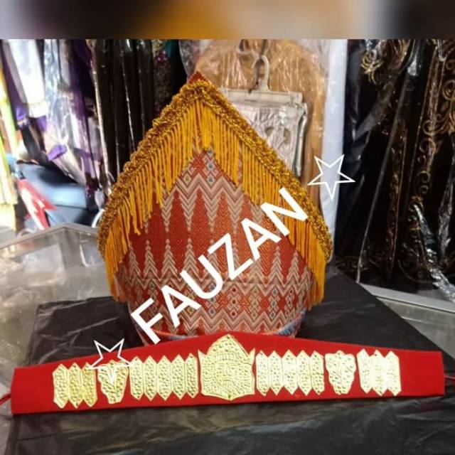 Sortali adat batak dewasa // Topi adat batak //  Set sortali batak laki