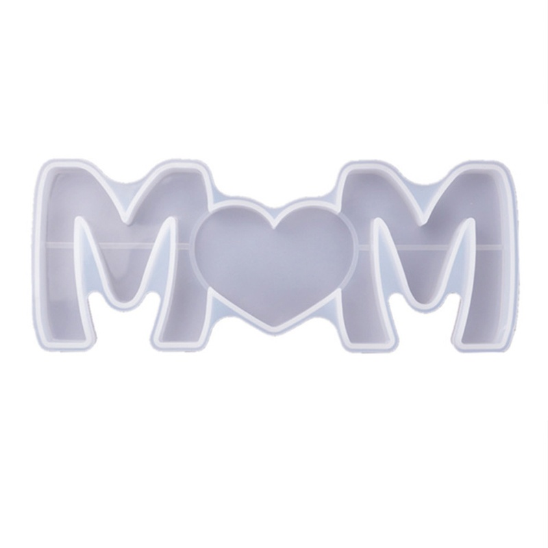 SIY  DIY Large Mom Love Letter Pendant Resin Mold  Mother 's Day Love Sign Word Mold