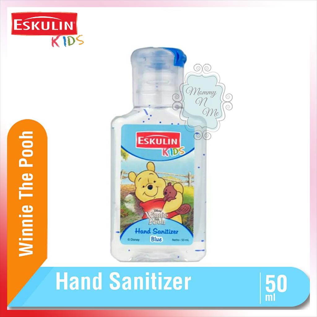 eskulin kids hand sanitizer 50ml pooh blue