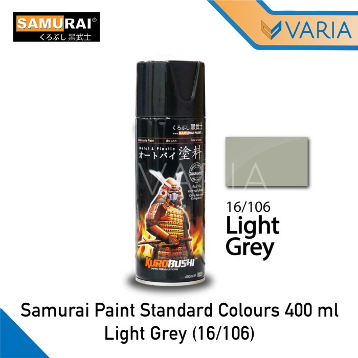 Cat Semprot Pylox Pilox Samurai Paint Kurobushi Light Grey 16 106