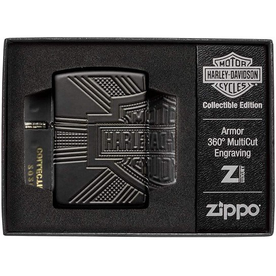 Zippo Original USA 49176 HARLEY DAVIDSON COTY 2020 Collectible Armor 4 Side